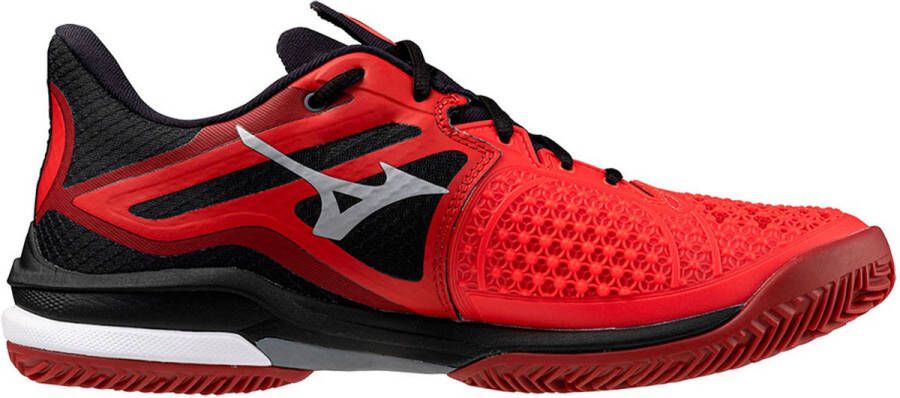 Mizuno Tennisschoen Padelschoen Wave Exceed Tour 6 CC Heren Rood Zwart