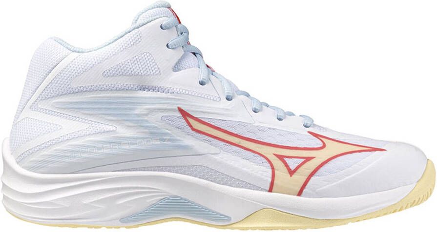 Mizuno Thunder Blade Z Mid Indoor Sportschoenen Voor Dames Wit 1 2 Vrouw