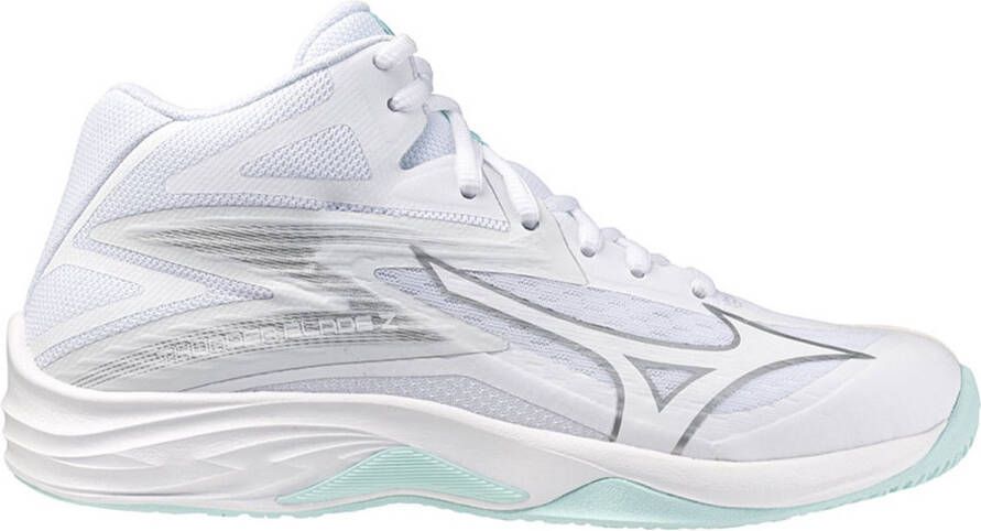 Mizuno Thunder Blade Z Mid Indoor Sportschoenen Voor Dames Wit 1 2 Vrouw