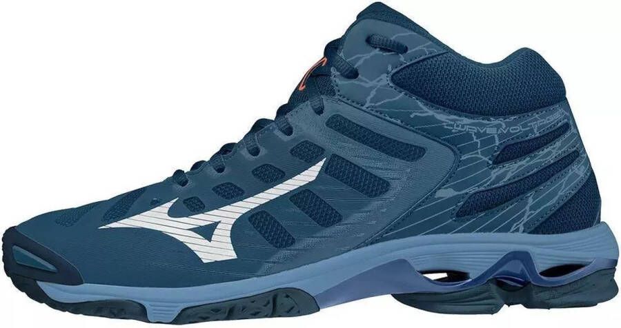 Mizuno Voltage Mid denim blauw