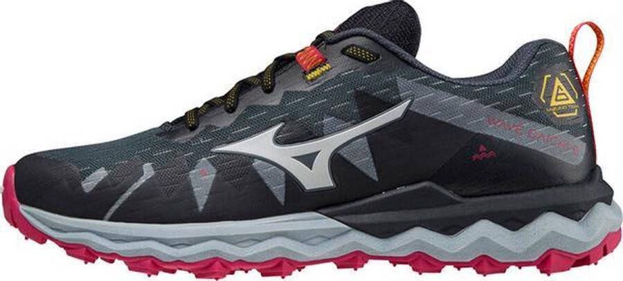 Mizuno Wave Daichi 6 Dames Sportschoenen Hardlopen Trail zwart geel