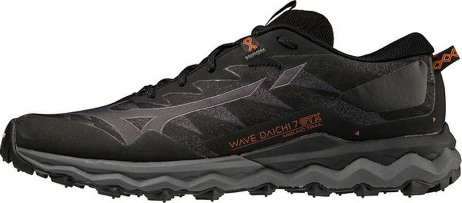 Mizuno Wave Daichi 7 Goretex Trailrunningschoenen Heren Black Iron Gate Meccao