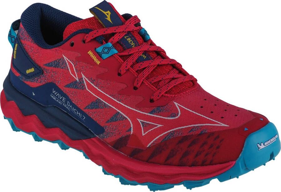 Mizuno Wave Daichi 7 J1GK227141 Vrouwen Rood Hardloopschoenen