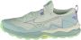 Mizuno Wave Daichi 9 Trailschoenen Blauw Vrouw - Thumbnail 1
