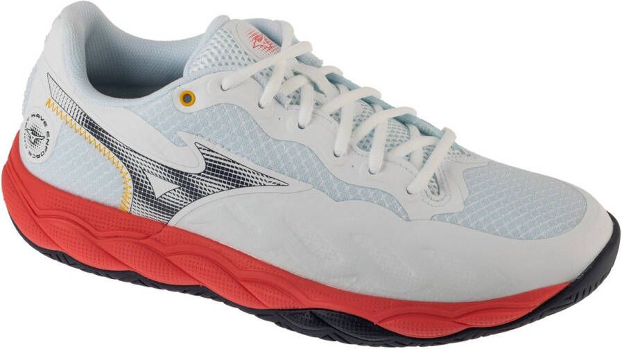 Mizuno Wave Enforce Court AC Tennis Mannen Wit Tennisschoenen
