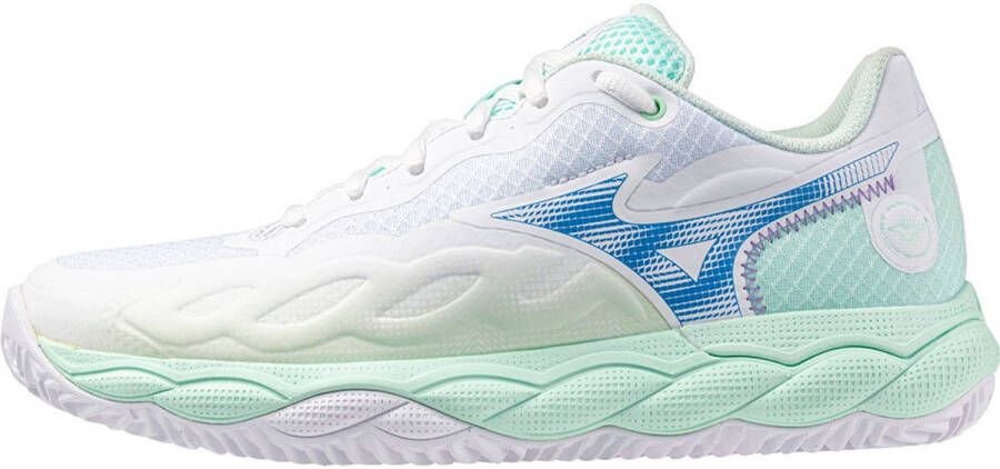 Mizuno Wave Enforce Court Cc Clay Court Schoenen Wit Vrouw