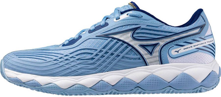 Mizuno Wave Enforce Tour 2 Cc Clay Court Schoenen Blauw Vrouw