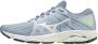 Mizuno Wave Equate 6 Hardloopschoenen Subdued Blue White Neo Lime Dames - Thumbnail 1