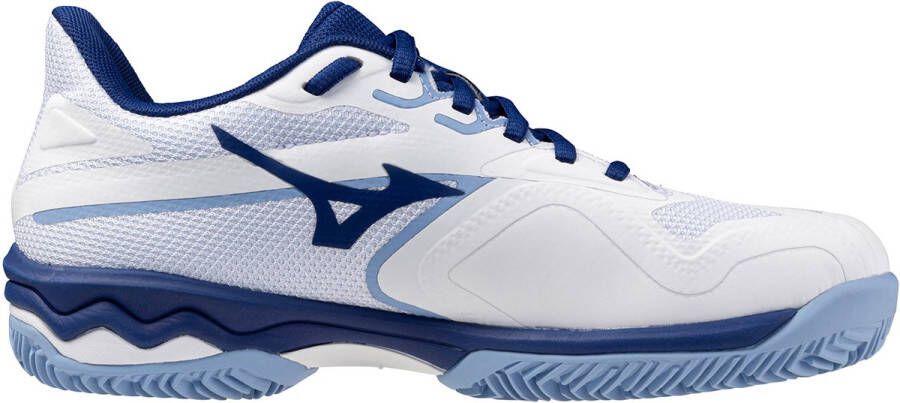 Mizuno WAVE EXCEED LIGHT 2 CC tennisschoenen dames gravel 61G white - Foto 2