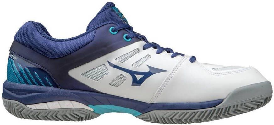 Mizuno Wave Exceed SL CC Tennisschoenen Mannen wit blauw