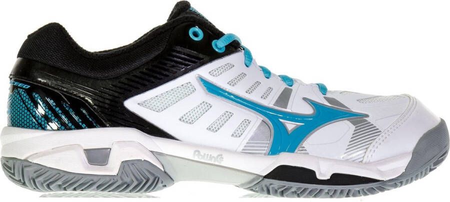 Mizuno Wave Exceed SL CC Tennisschoenen Vrouwen wit zwart blauw