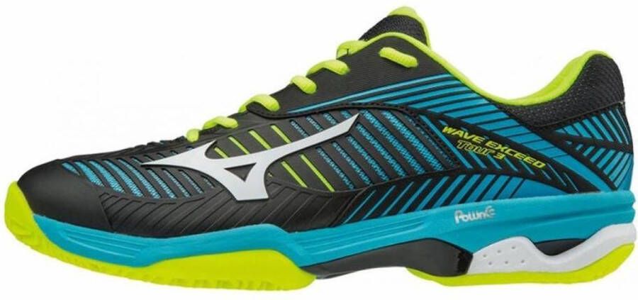 Mizuno Wave Exceed Tour 3CC blauw zwart tennisschoenen heren (61G )