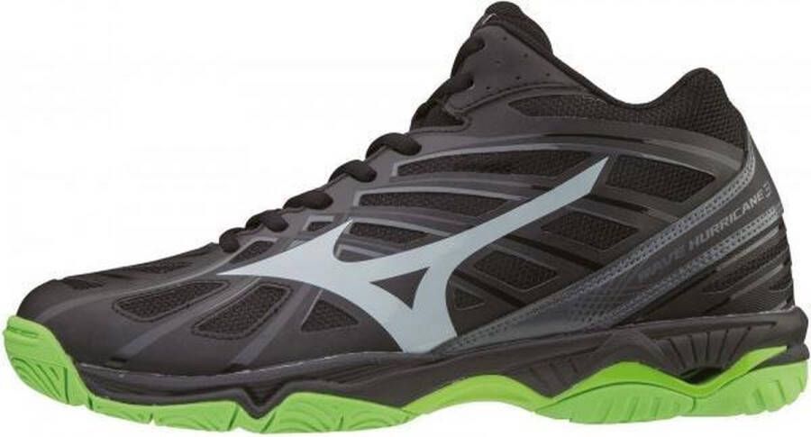 Mizuno Wave Hurricane 3 Mid zwart