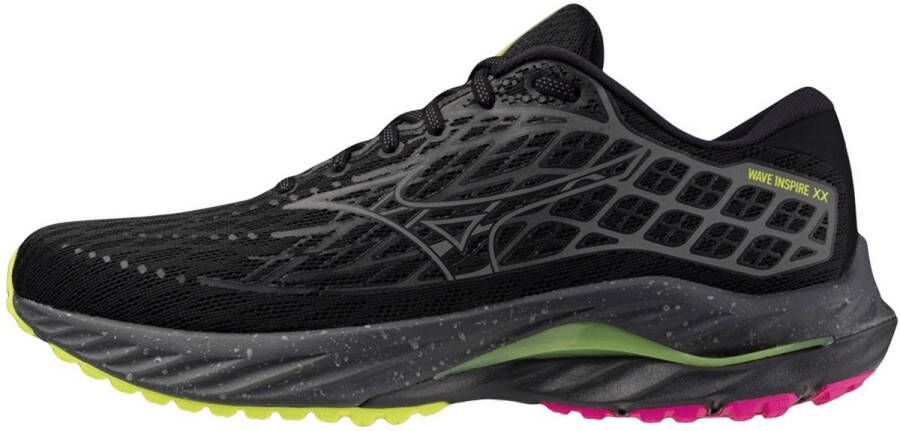 Mizuno Wave Inspire 20 Unisex Hardloopschoenen Zwart Man