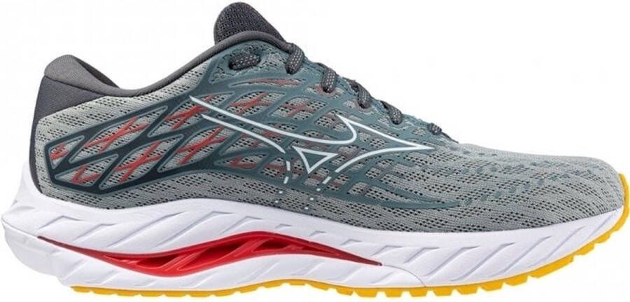 Mizuno WAVE INSPIRE 20 hardloopschoenen heren J1G groen - Foto 2