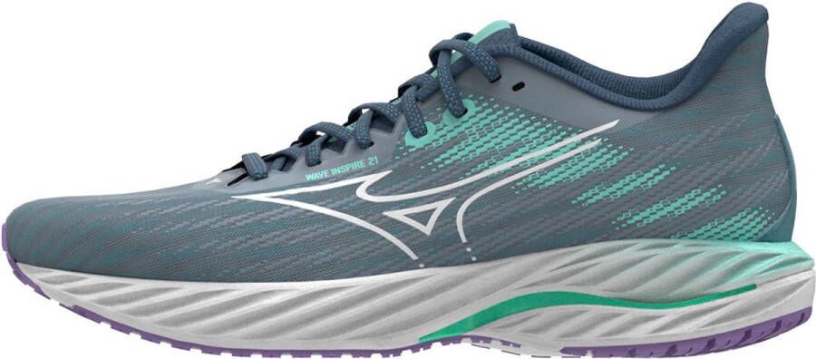 Mizuno Wave Inspire 21 Hardloopschoenen Blauw Vrouw
