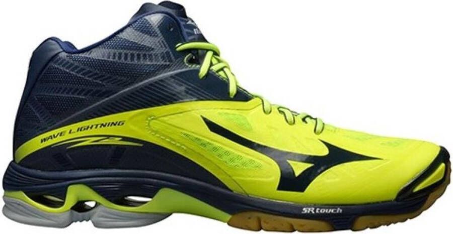 Mizuno Wave Lightning Z2 Mid Sportschoenen Unisex blauw geel