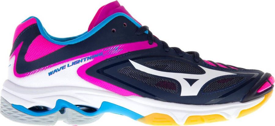 Mizuno Wave Lightning Z3 Sportschoenen Vrouwen donker blauw roze wit