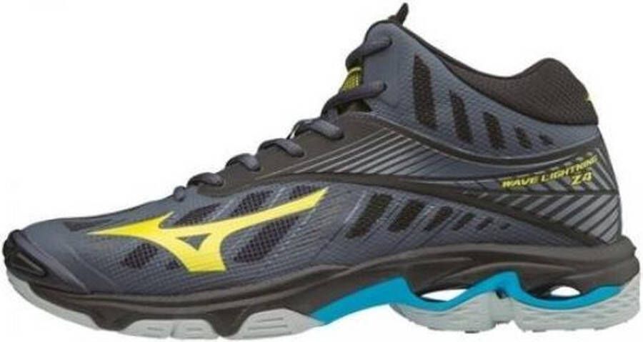 Mizuno Wave Lightning Z4 Mid grijs indoor schoenen heren (V1GA180547)