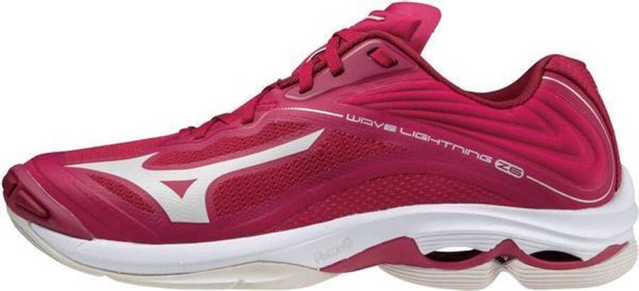 Mizuno Wave Lightning Z6 Dames Sportschoenen rood wit