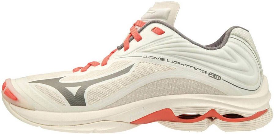 Mizuno Wave Lightning Z6 Dames Sportschoenen wit roze