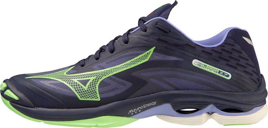 Mizuno Wave Lightning Z7 indoor tennisschoenen unisex blauw dessin