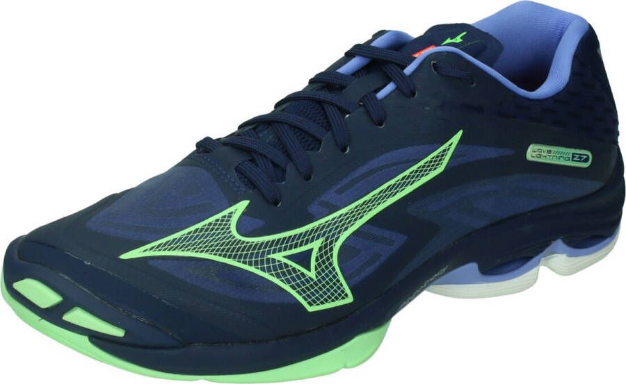 Mizuno Wave Lightning Z7 indoor tennisschoenen unisex blauw dessin