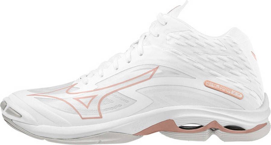 Mizuno Wave Lightning Z7 Mid Dames Sportschoenen Volleybal Indoor wit