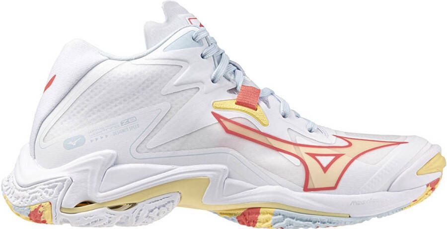Mizuno Wave Lightning Z8 Mid Indoor Sportschoenen Voor Dames Wit Vrouw