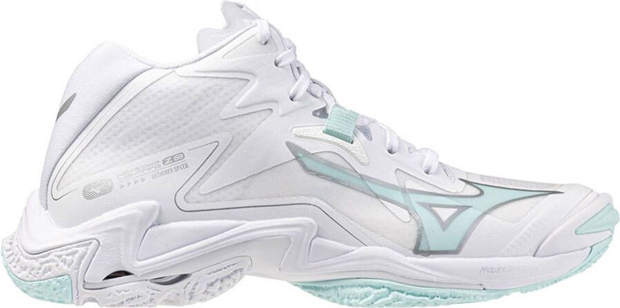 Mizuno Wave Lightning Z8 Mid Indoor Sportschoenen Voor Dames Wit 1 2 Vrouw - Foto 2