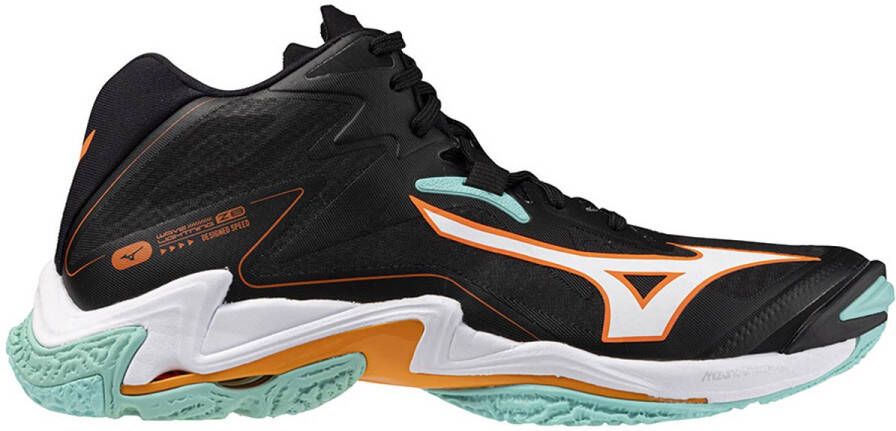 Mizuno Wave Lightning Z8 Mid Indoor Sportschoenen Zwart