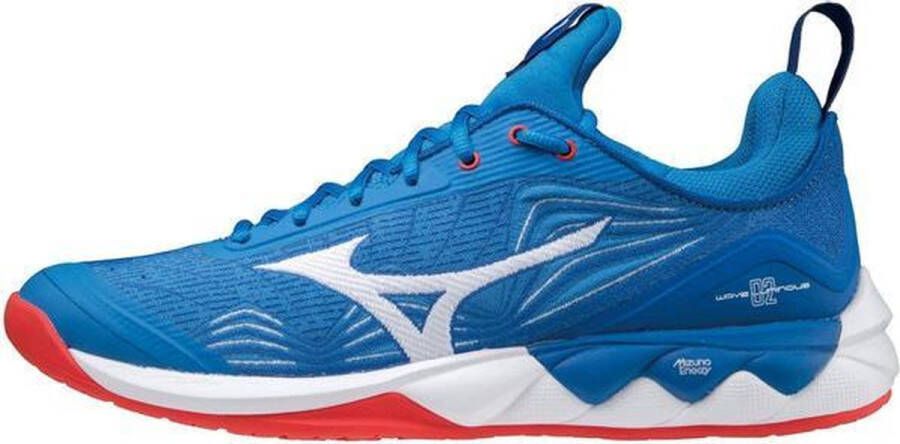 Mizuno Wave Lumino Sportschoenen blauw wit oranje