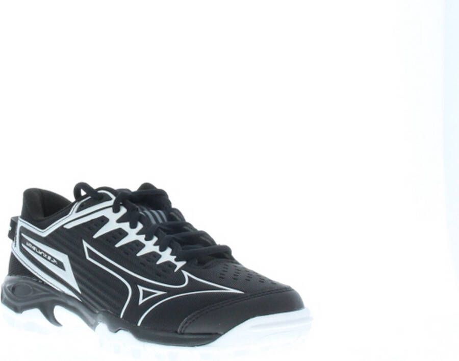 Mizuno Wave Lynx 2 Jr.(C) Whte gridge patinagreen Hockey Hockeyschoenen Veld