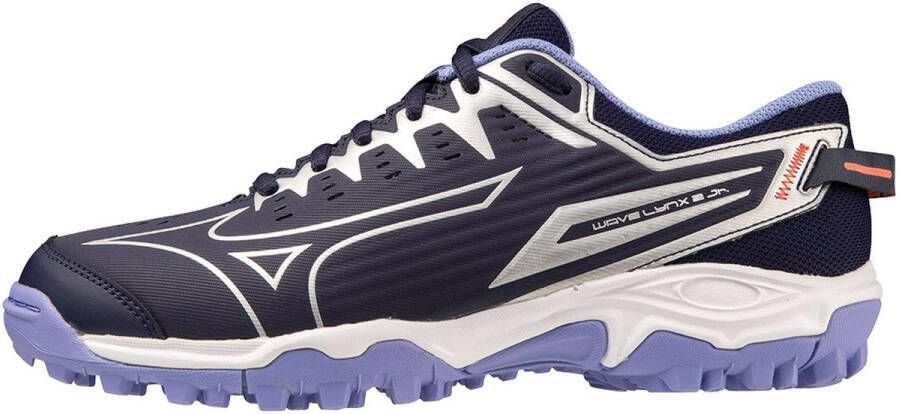 Mizuno Wave Lynx 2 Jr.(C) Whte gridge patinagreen Hockey Hockeyschoenen Veld