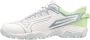 Mizuno Wave Lynx 2(U) White gridge patinagreen Hockey Hockeyschoenen Veld - Thumbnail 3