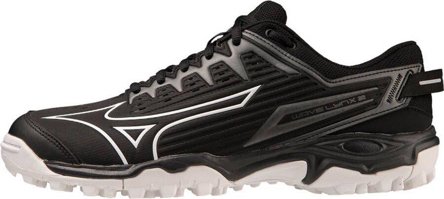 Mizuno Wave Lynx 2(U) White gridge patinagreen Hockey Hockeyschoenen Veld