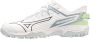 Mizuno Wave Lynx 2(U) White gridge patinagreen Hockey Hockeyschoenen Veld - Thumbnail 3