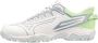 Mizuno Wave Lynx 2 Jr.(C) Whte gridge patinagreen Hockey Hockeyschoenen Veld - Thumbnail 4