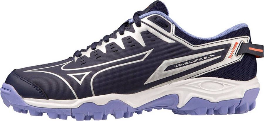 Mizuno Wave Lynx 2 Jr.(C) Whte gridge patinagreen Hockey Hockeyschoenen Veld