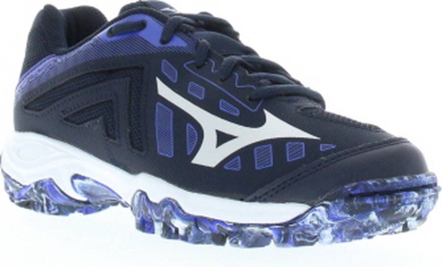 Mizuno WAVE LYNX JUNIOR SKY CAPTAIN SILVER VIOLET BLUE