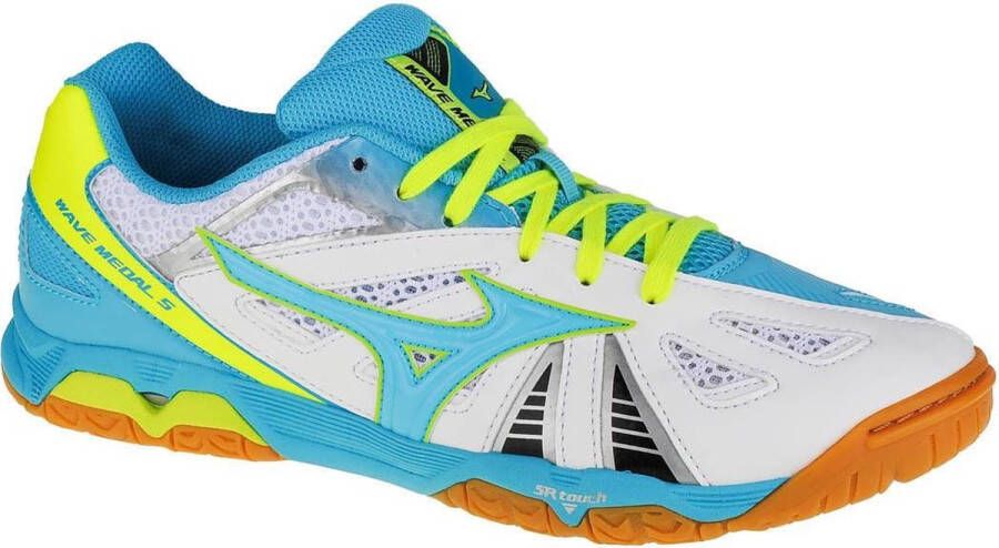Mizuno Wave Medal 5 81GA151526 Mannen Wit squash schoenen
