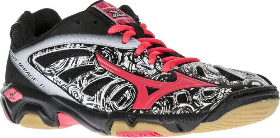 Mizuno Wave Mirage Sportschoenen Unisex zwart roze wit