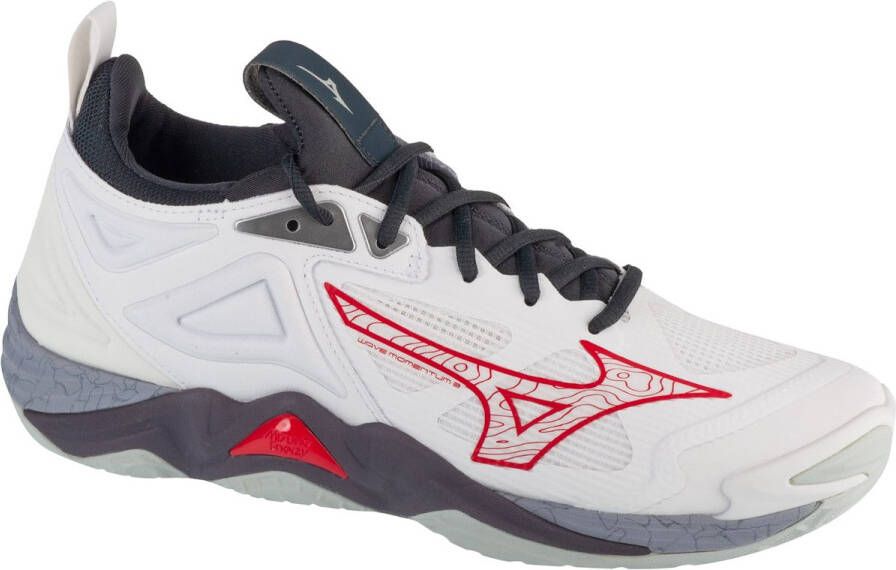 Mizuno Wave Momentum 3 Indoor Sportschoenen Wit