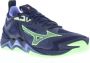 Mizuno Wave Mo tum 3 Volleybalschoenen Blauw 1 2 - Thumbnail 2