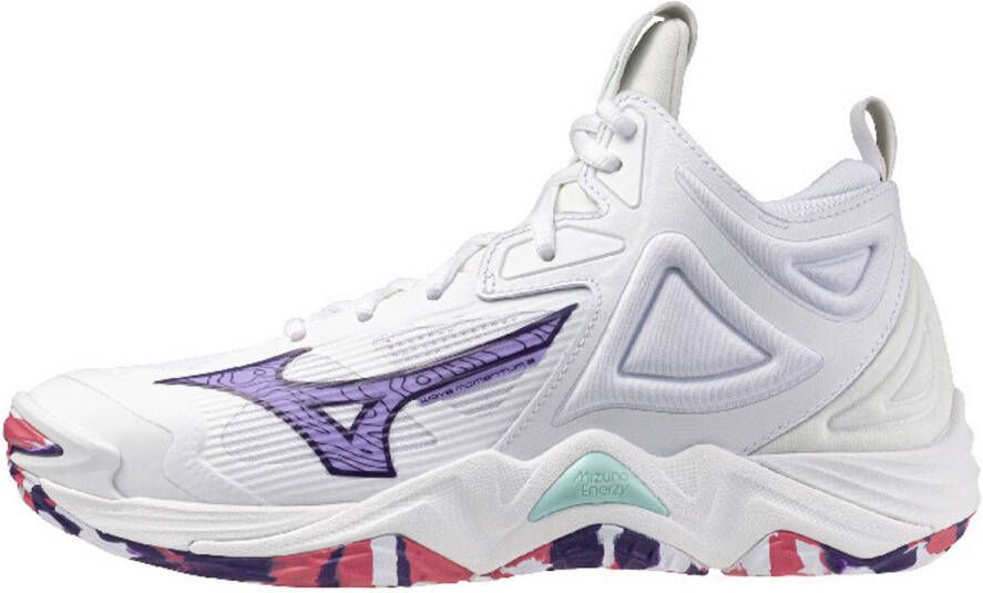 Mizuno Wave Mo tum 3 Mid Volleybalschoenen Voor Wit 1 2