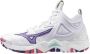 Mizuno Wave Momentum 3 Mid Volleybalschoenen Voor Dames Wit Man - Thumbnail 1