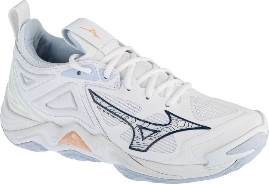 Mizuno Wave Momentum 3 V1G Vrouwen Wit Volleybalschoenen