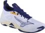 Mizuno Wave Momentum 3 V1GA231243 Mannen Wit Volleybalschoenen - Thumbnail 1