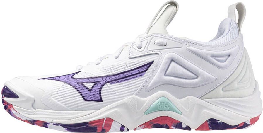 Mizuno Wave Momentum 3 Volleybalschoenen Voor Dames Wit 1 2 Man