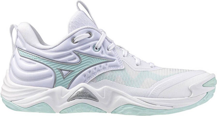 Mizuno Wave Momentum Elite Indoor Sportschoenen Voor Dames Wit 1 2 Man